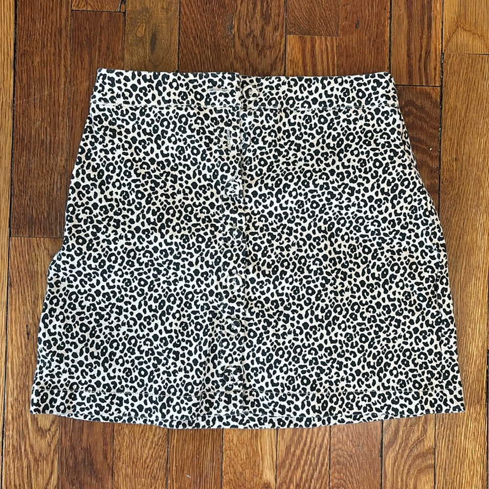 Cheetah Print Skirt